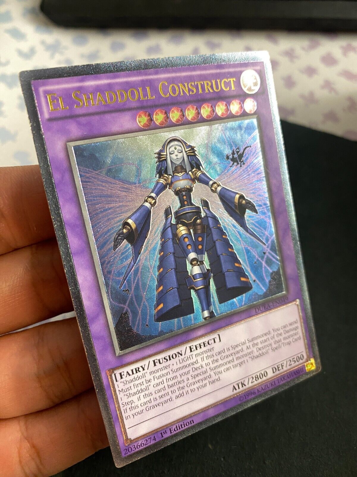 Yugioh El Shaddoll Construct DUEA-EN049 Ultimate Rare 1st Edition MP