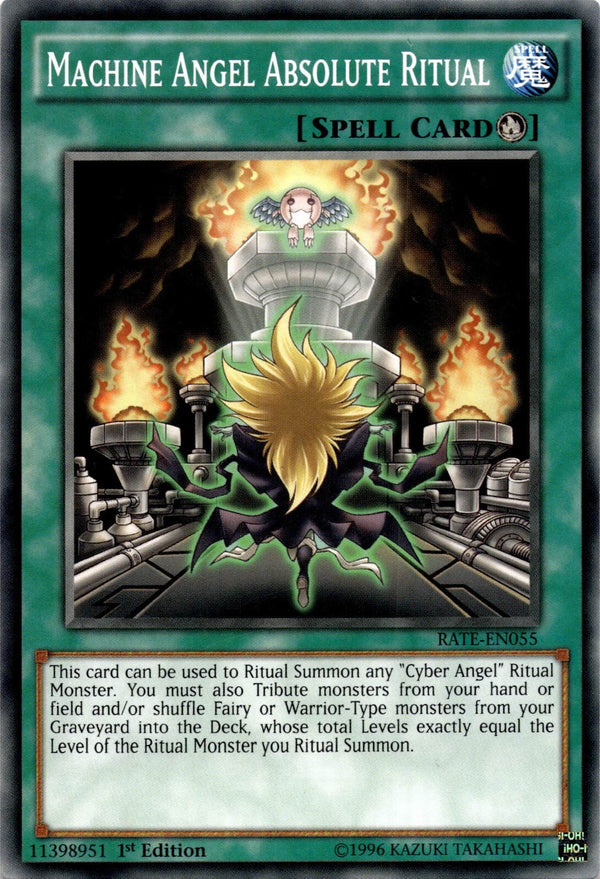 Yugioh Machine Angel Absolute Ritual RATE-EN055 Common 1st Edition VLP/NM