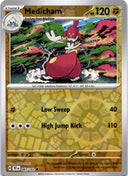 Pokemon Medicham 083/162 Temporal Forces Reverse Holo NM