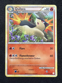 Pokemon Quilava 49/123 Uncommon Heart Gold Soul Silver LP