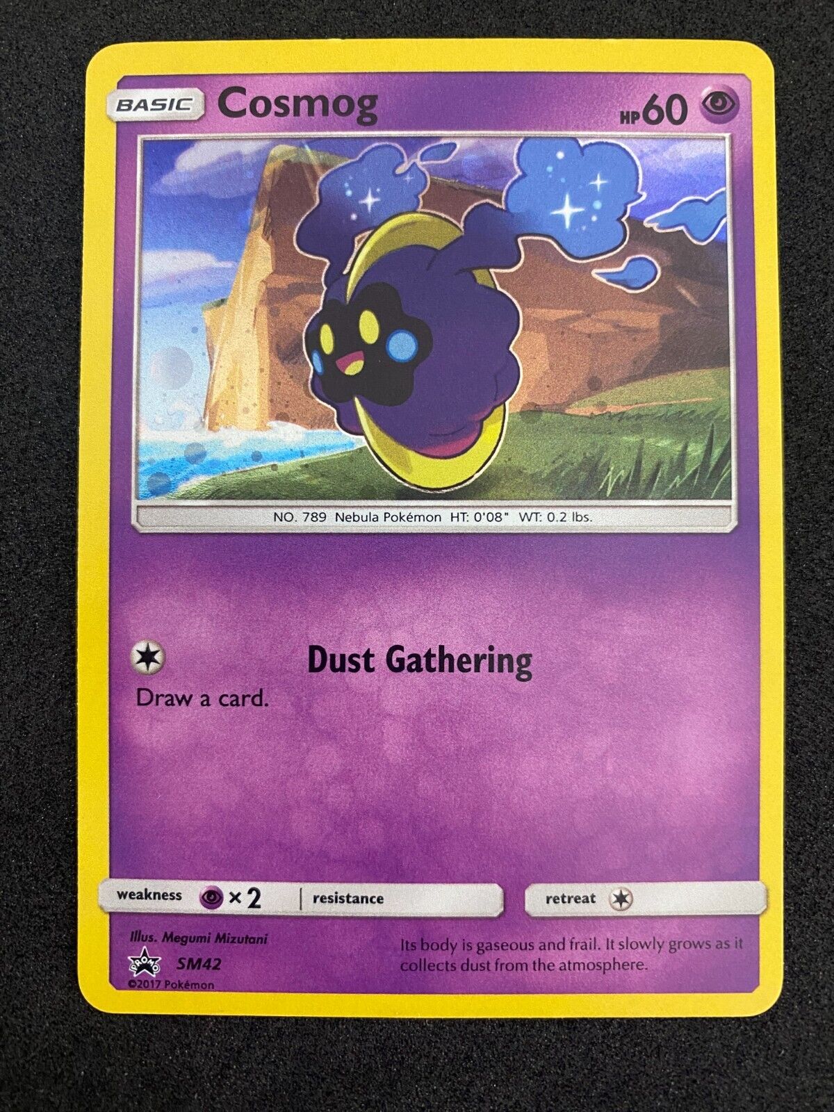 Pokemon Cosmog SM042 Black Star Promos Cosmos Holo NM