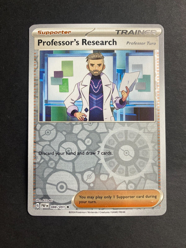 Pokemon Professor's Research 088/091 Padean Fates Reverse Holo NM