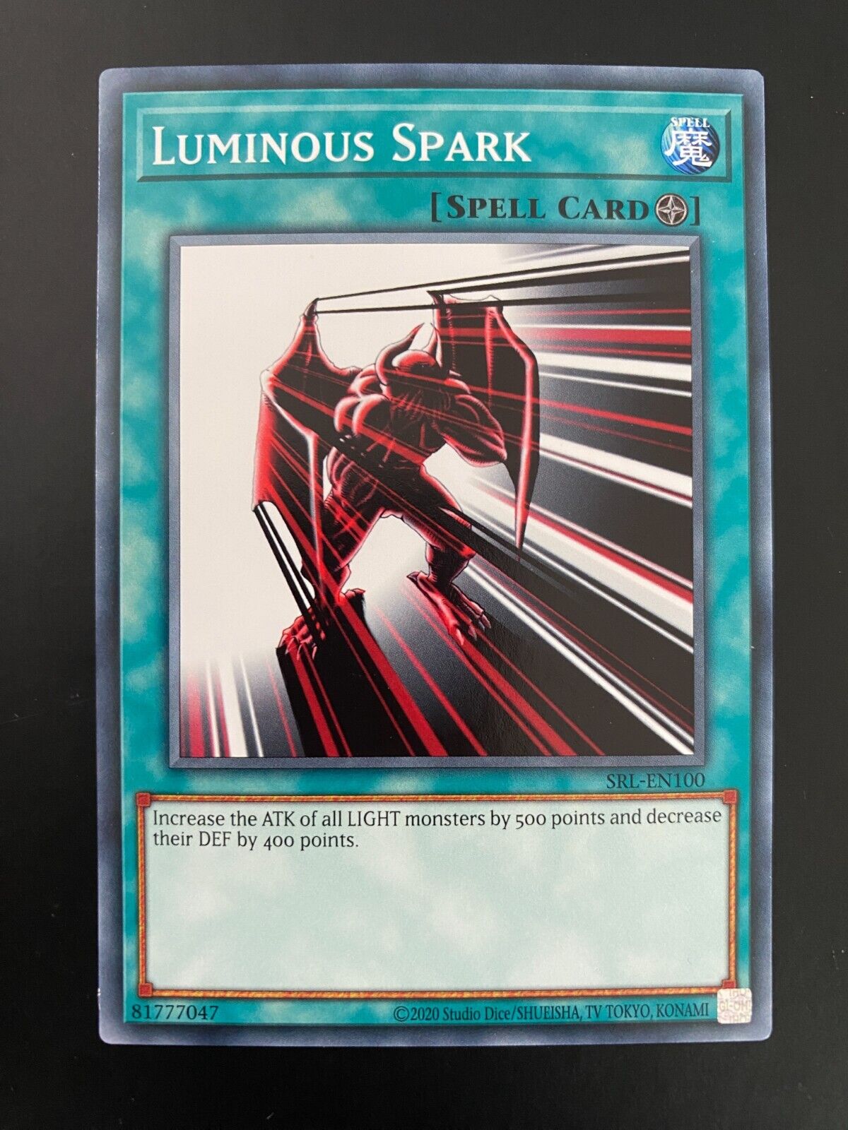 Yugioh Luminous Spark SRL-EN100 Common Unlimited Edition NM/MINT