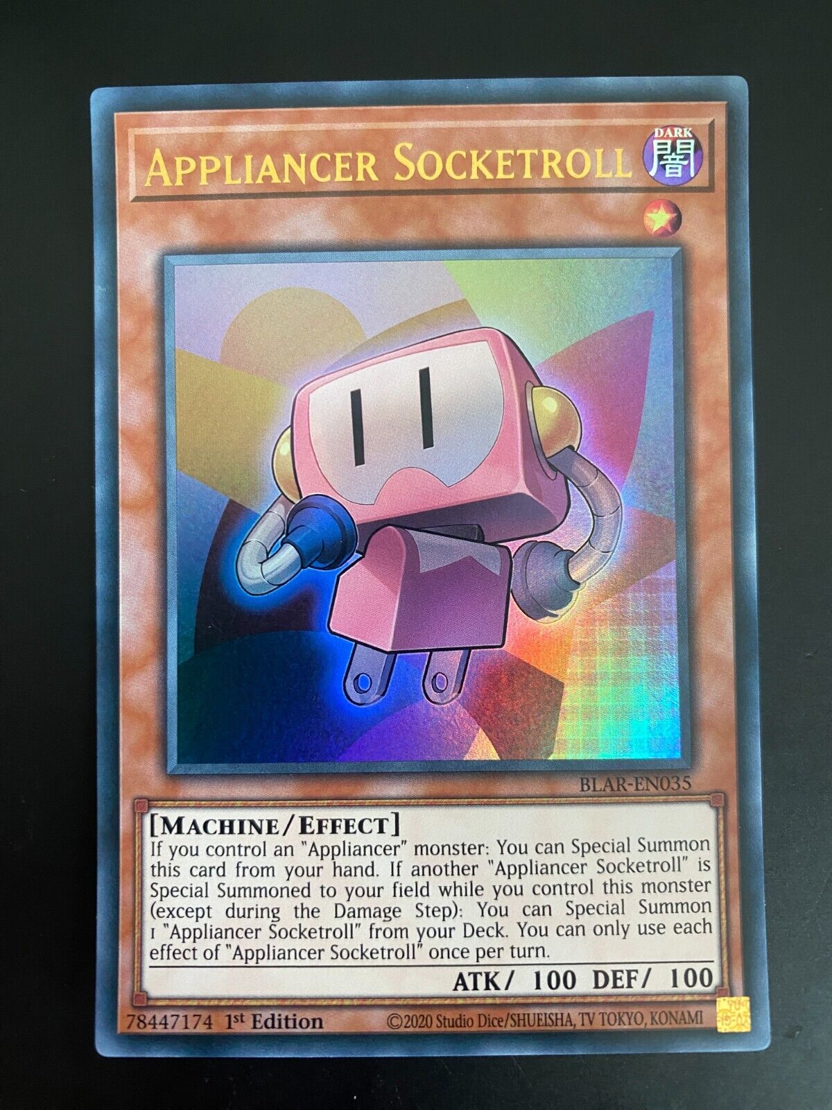 Yugioh Appliancer Socketroll BLAR-EN035 Ultra Rare 1st Edition NM/MINT