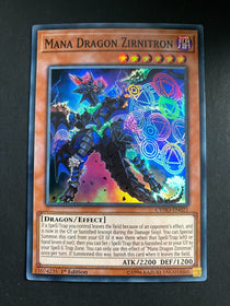 Yugioh Mana Dragon Zirnitron CYHO-EN021 Super Rare 1st Edition NM