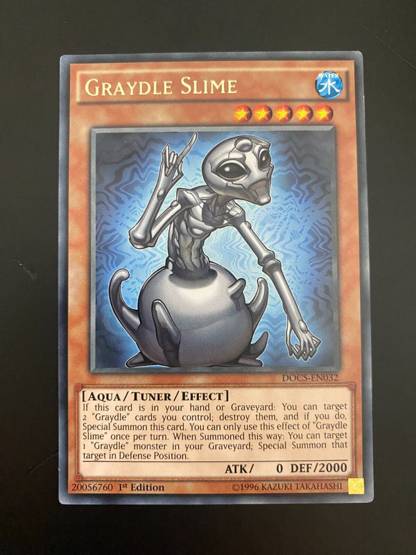 Yugioh Graydle Slime DOCS-EN032 Rare 1st Edition VLP/NM