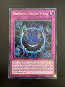 Yugioh Grinning Grave Virus SR06-EN030 Super Rare 1st Edition MP