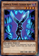 Yugioh Gimmick Puppet Scissor Arms NUMH-EN008 Super Rare 1st Edition LP