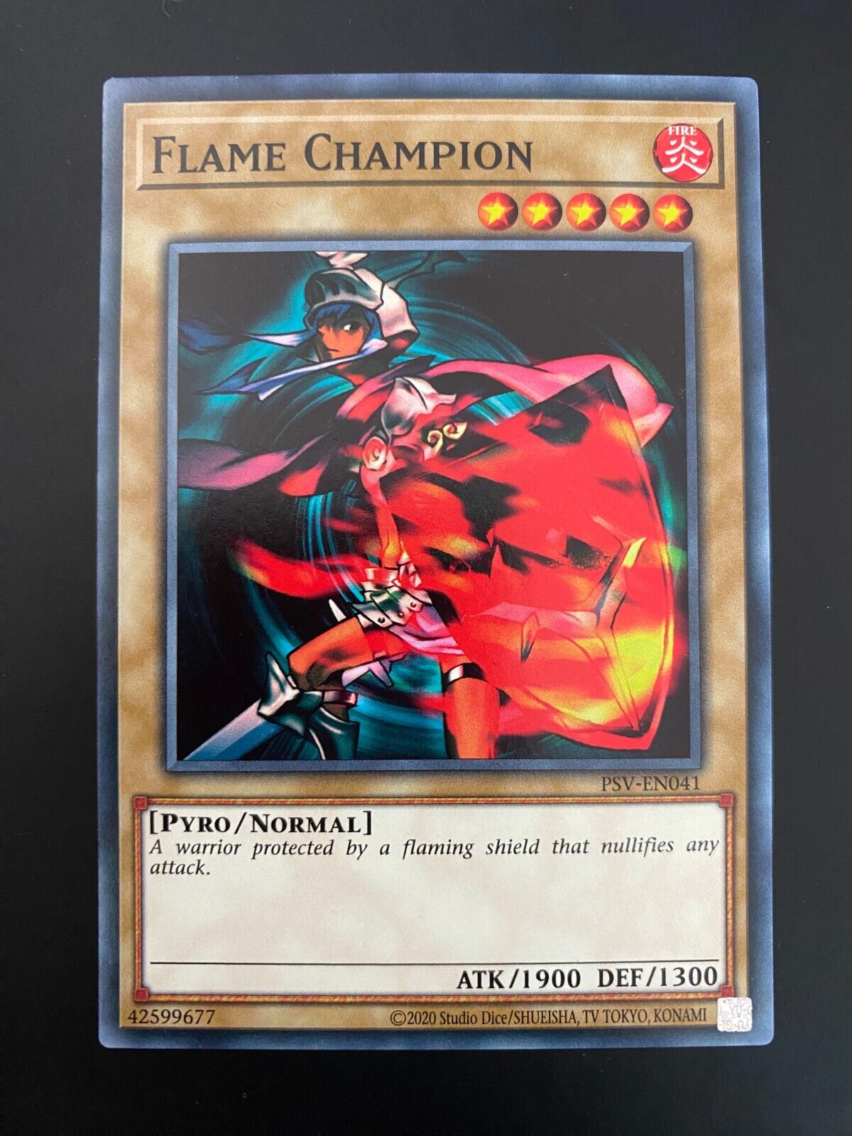 Yugioh Flame Champion PSV-EN041 Common Unlimited Edition NM/MINT