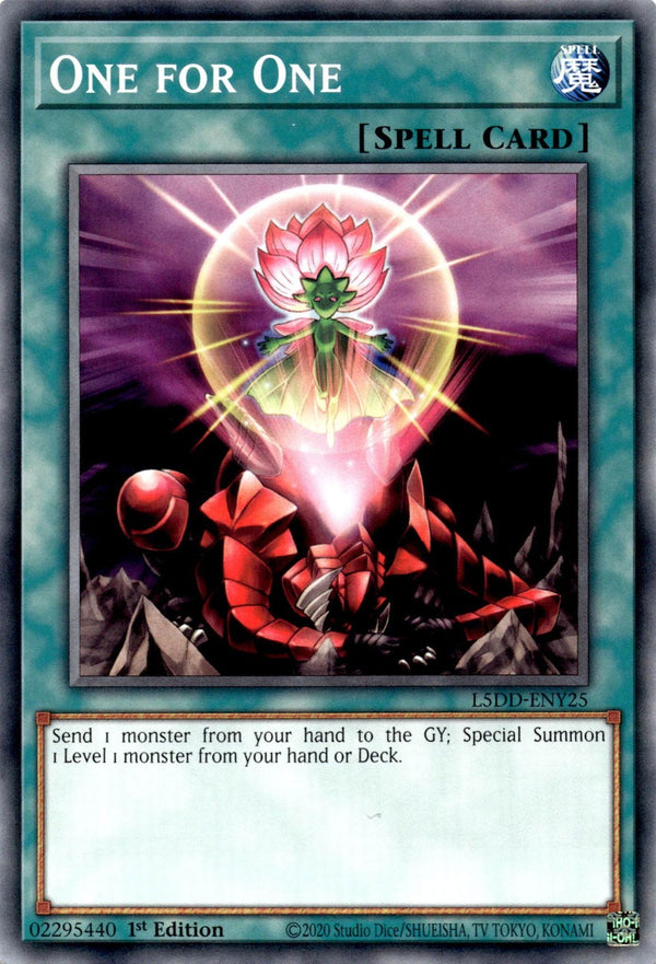 Yugioh One for One L5DD-ENY25 Common 1st Edition NM