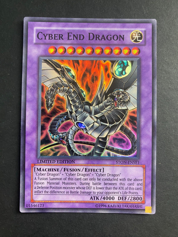 Yugioh Cyber End Dragon STON-ENSE1 Super Rare Limited Edition NM