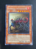 Yugioh Infernal Incinerator DP2-EN009 Rare Unlimited Edition LP