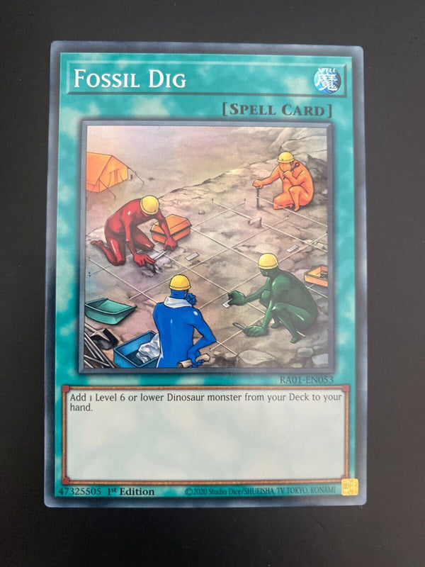 Yugioh Fossil Dig RA01-EN053 Super Rare NM
