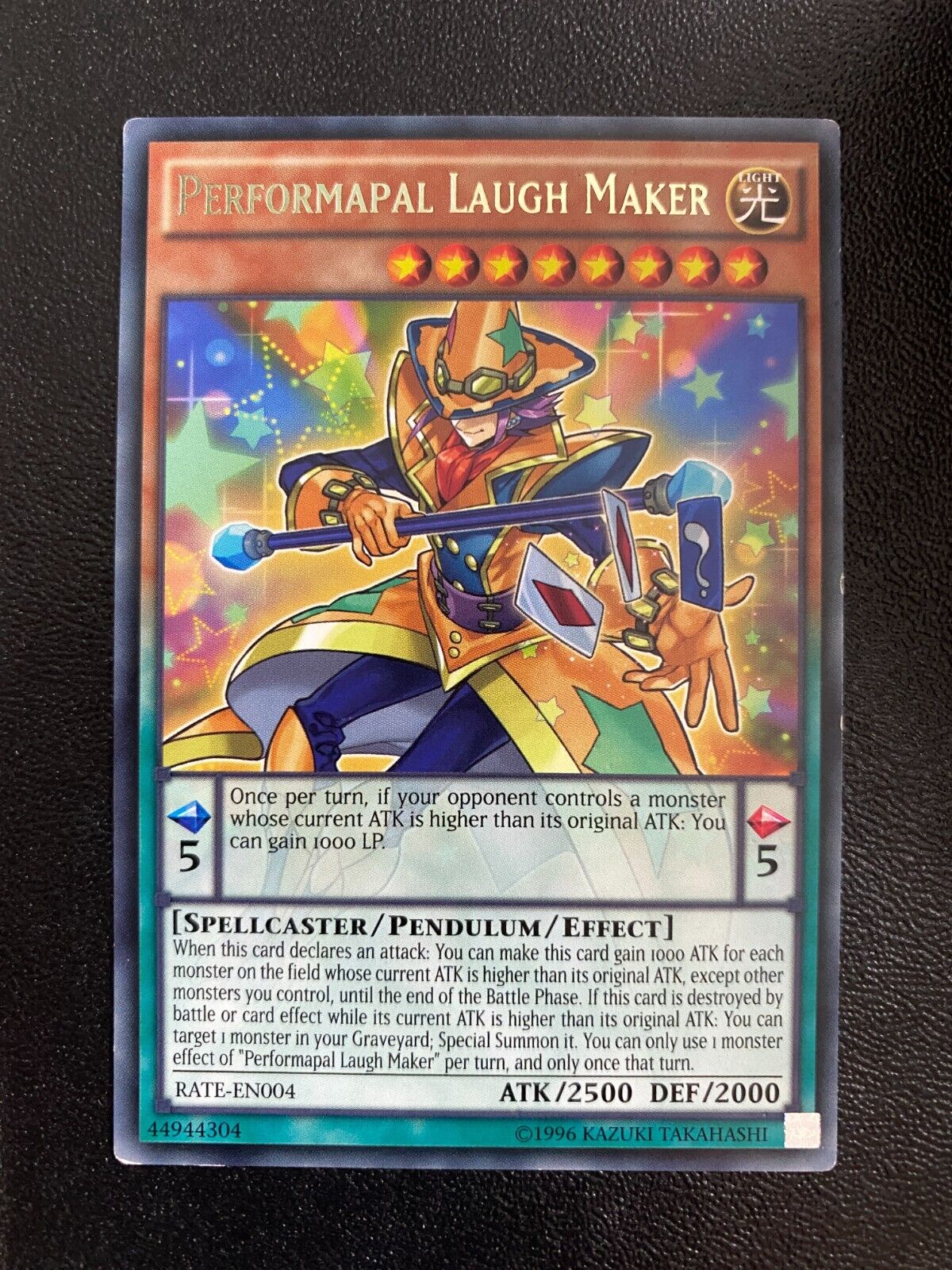 Yugioh Performapal Laugh Maker RATE-EN004 Rare 1st Edition MP/LP