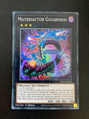 Yugioh Materiactor Gigaboros BLVO-EN084 Super Rare 1st Edition NM