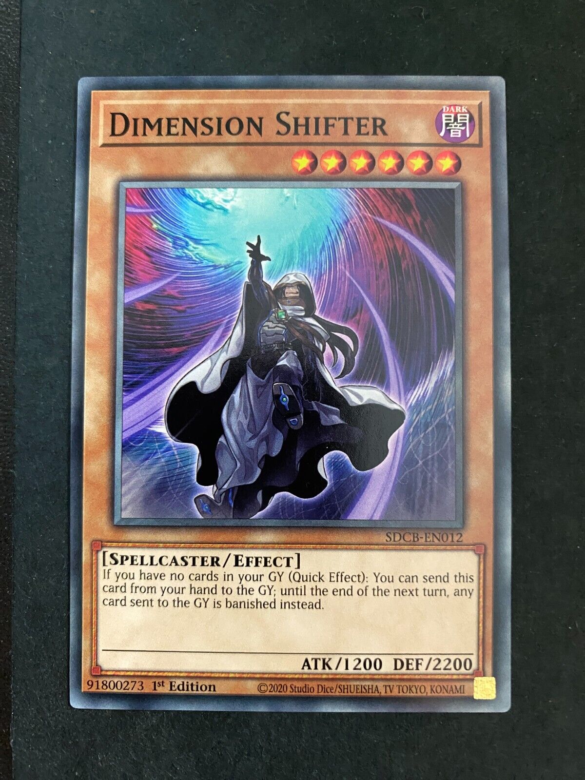 Yugioh Dimension Shifter SDCB-EN012 Common 1st Edition NM