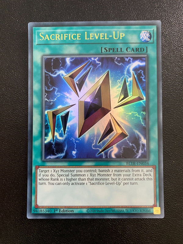 Yugioh Sacrifice Level-Up BLTR-EN034 Ultra Rare 1st Edition NM