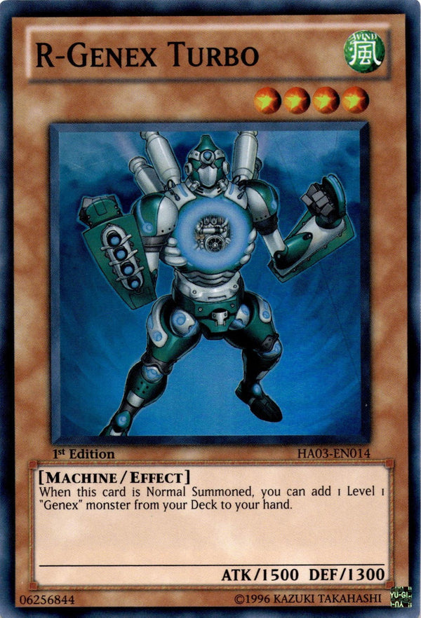 Yugioh R-Genex Turbo HA03-EN014 Super Rare 1st Edition VLP/NM