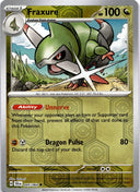 Pokemon Fraxure 045/064 Shrouded Fable Reverse Holo NM