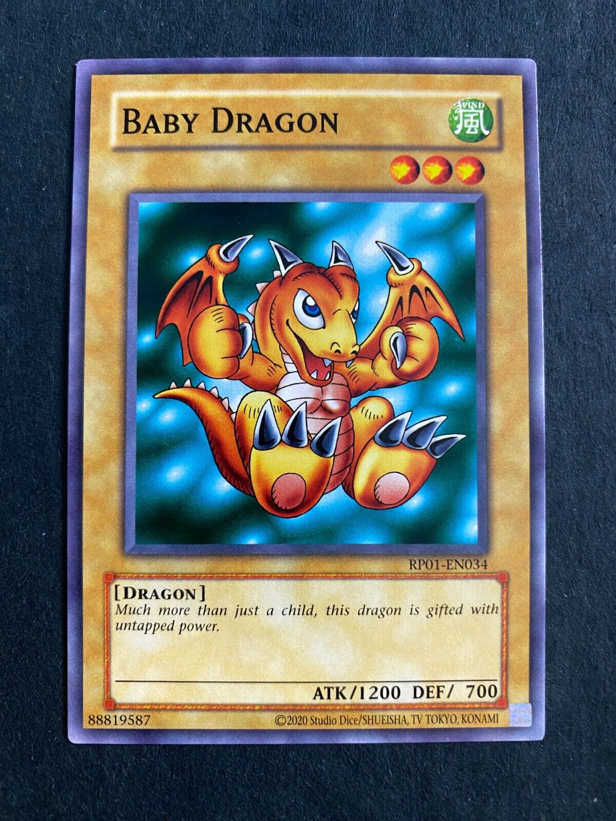 Yugioh Baby Dragon RP01-EN034 Common Retro Pack Reprint NM