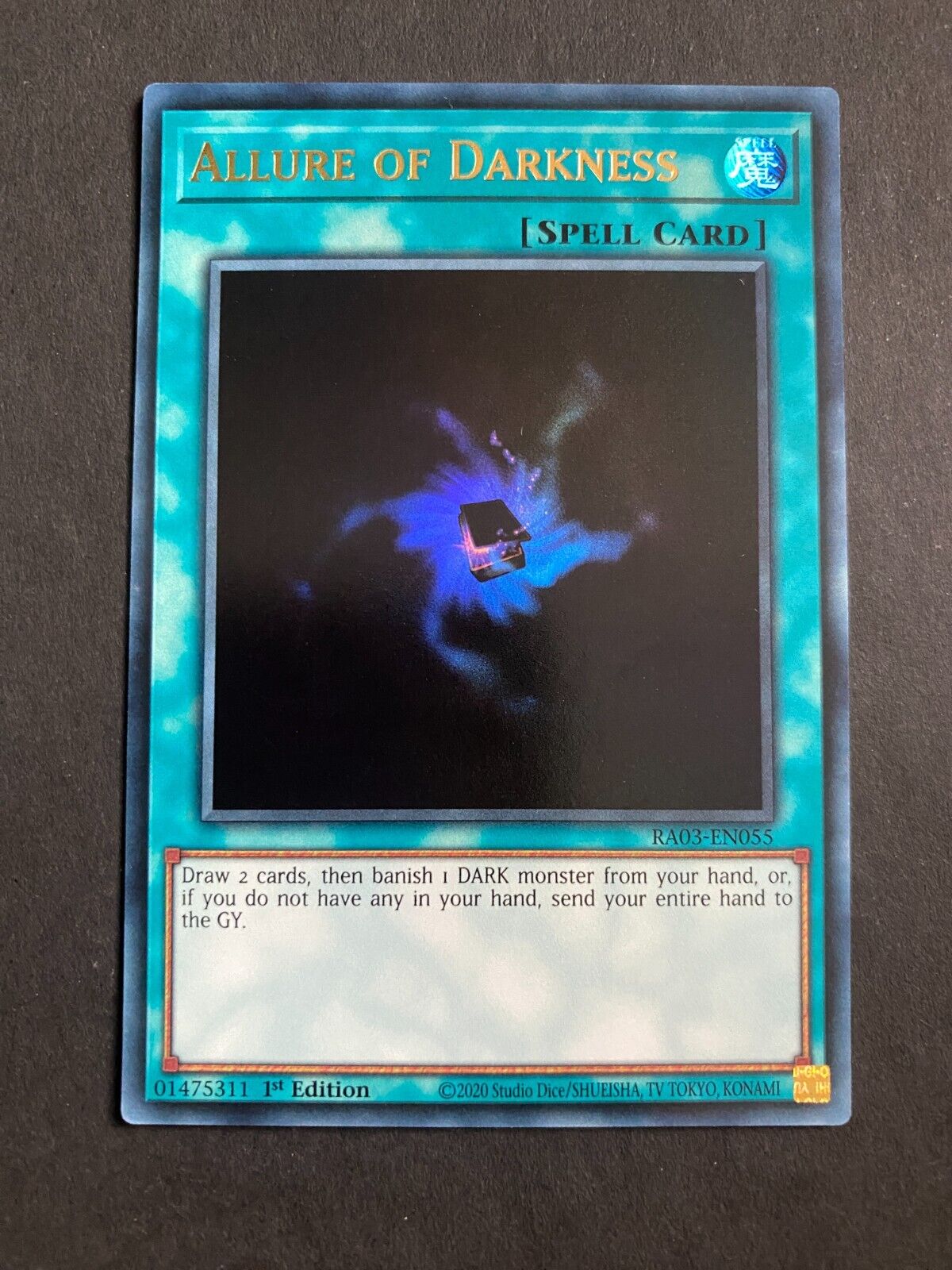 Yugioh Allure of Darkness RA03-EN055 Ultra Rare 1st Edition NM