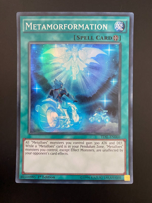 Yugioh Metamorformation TDIL-EN060 Super Rare 1st Edition NM