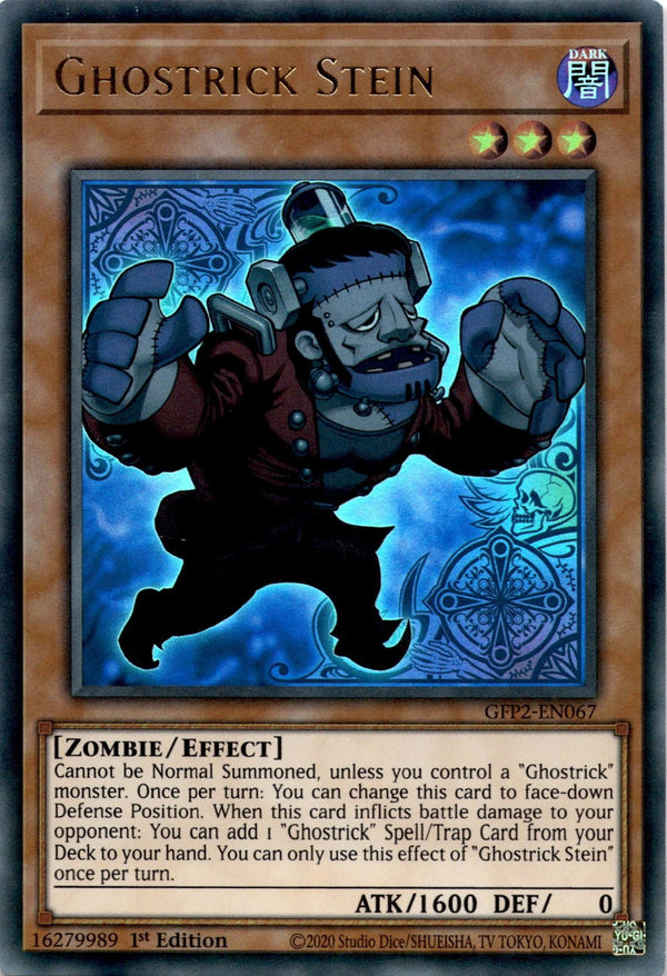 Yugioh Ghostrick Stein GFP2-EN067 Ultra Rare 1st Edition NM