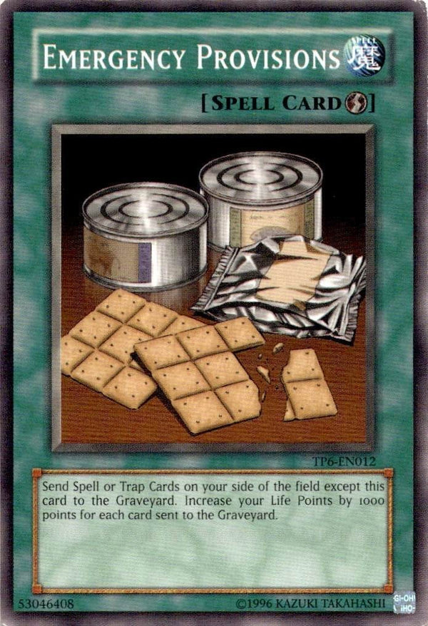 Yugioh Emergency Provisions TP6-EN012 Common Unlimited Edition MP