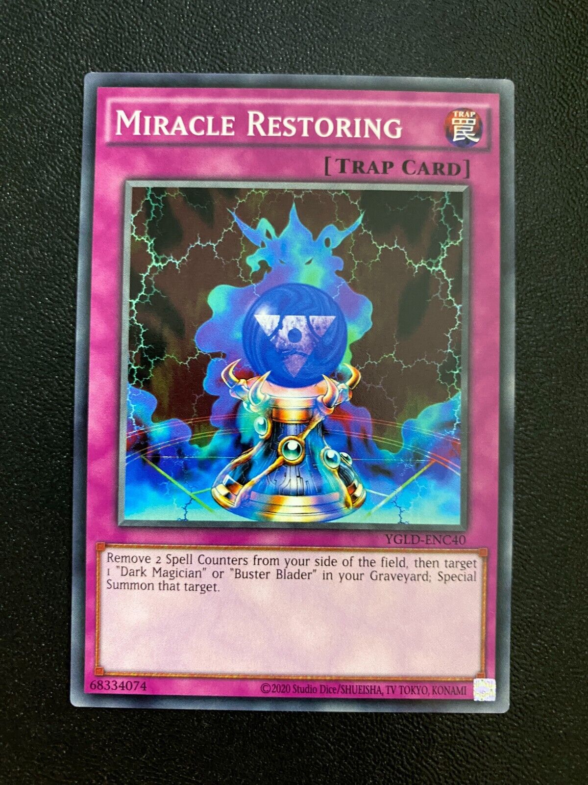 Yugioh Miracle Restoring YGLD-ENC40 Common Unlimited Edition NM