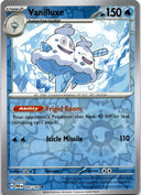 Pokemon Vanilluxe 045/182 Paradox Rift Reverse Holo NM