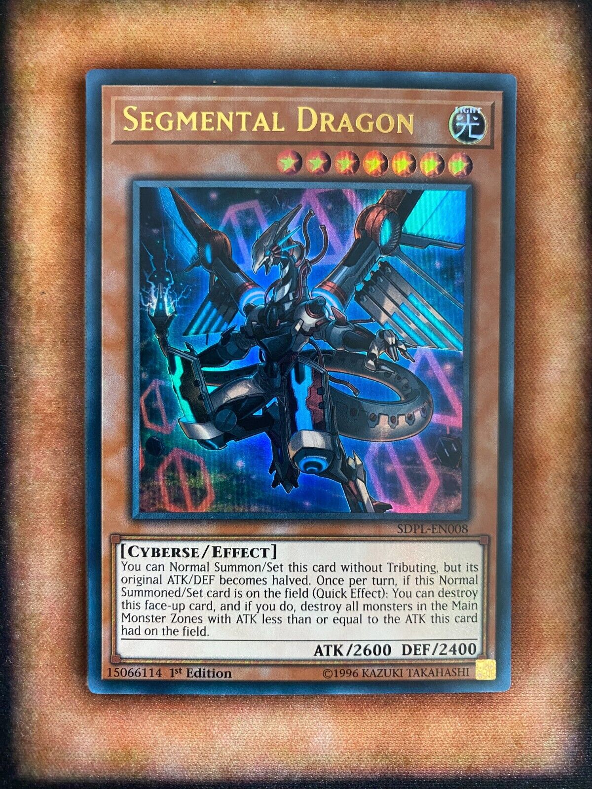 Yugioh Segmental Dragon SDPL-EN008 Ultra Rare 1st Edition NM