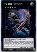 Yugioh K9-00 "Hound" JUSH-EN036 Super Rare 1st Edition NM
