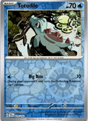 Pokemon Totodile 039/162 Temporal Forces Reverse Holo NM