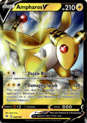 Pokemon Ampharos V 049/185 Vivid Voltage Full Art Holo NM