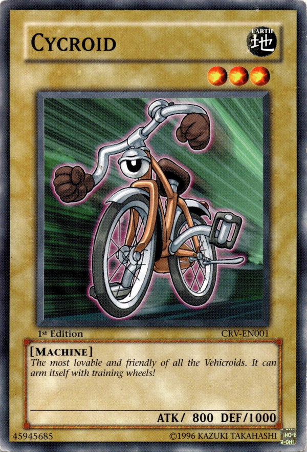 Yugioh Cycroid CRV-EN001 Common 1st Edition DAMAGED/HP