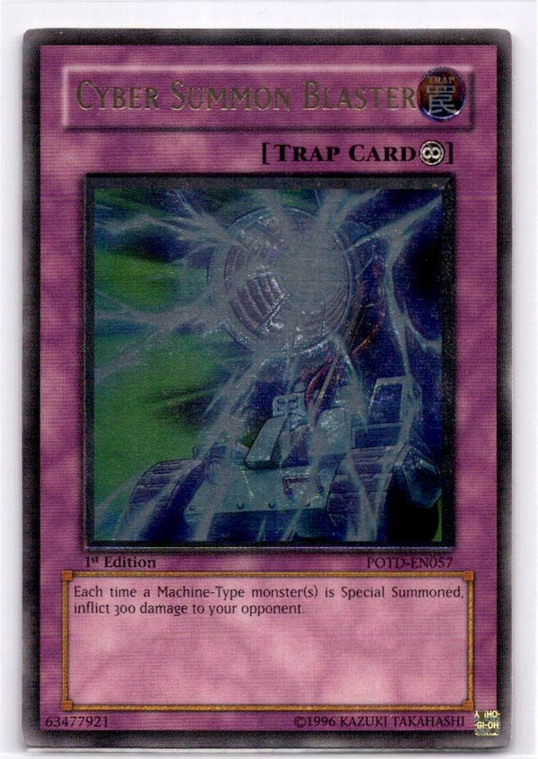 Yugioh Cyber Summon Blaster POTD-EN057 Ultimate Rare 1st Edition NM