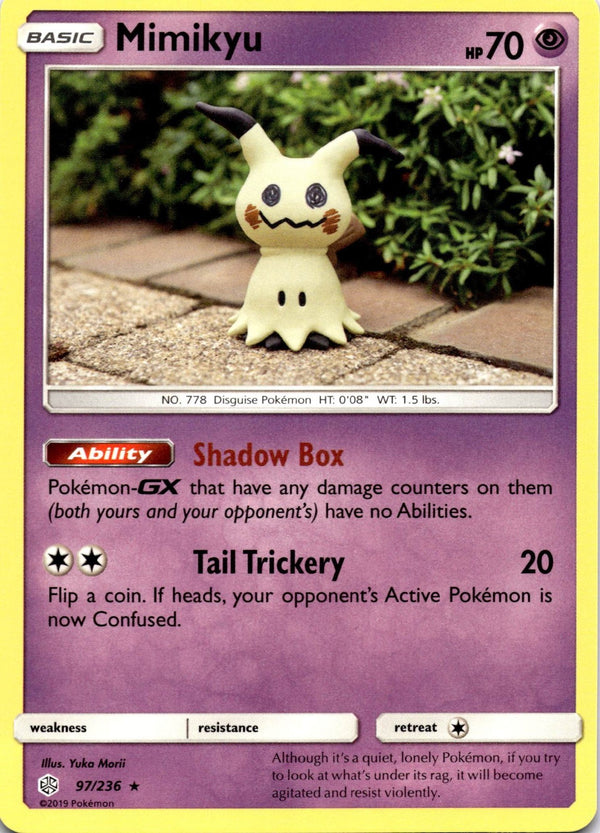 Pokemon Mimikyu 97/236 Cosmic Eclipse Non Holo NM