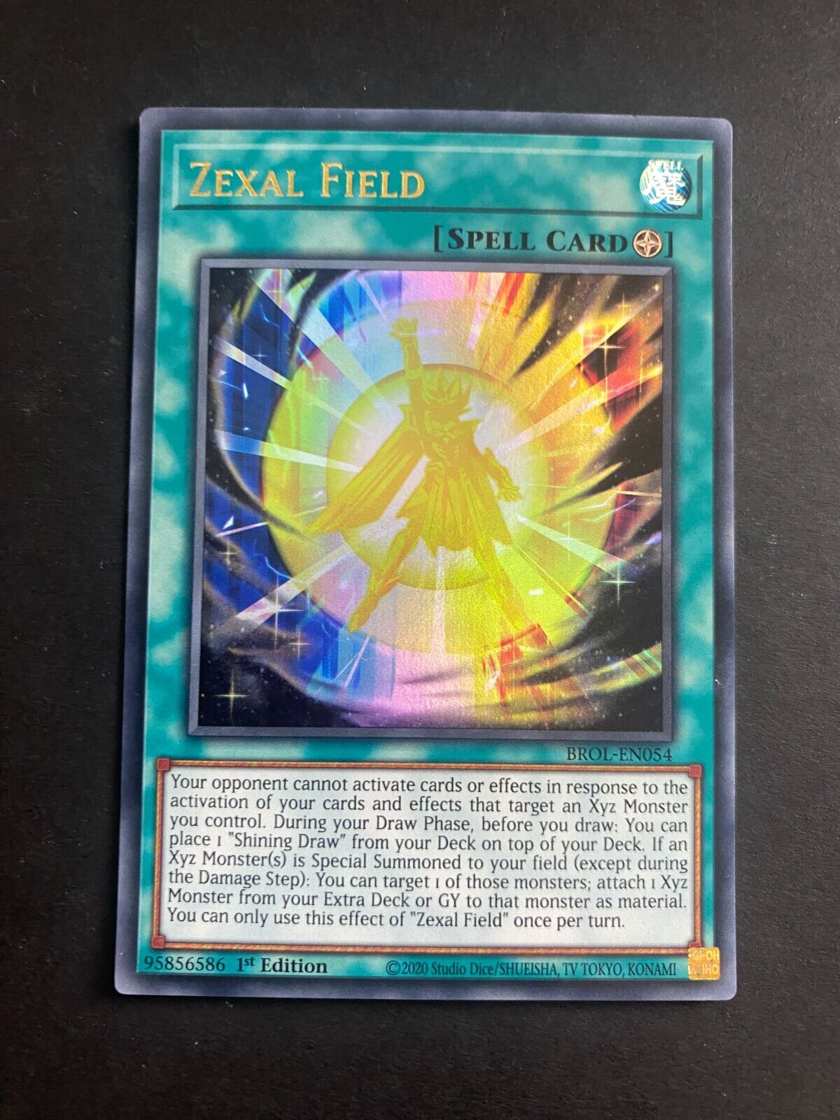 Yugioh Zexal Field BROL-EN054 Ultra Rare 1st Edition LP