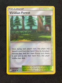 Pokemon Viridian Forest 156/181 Team Up Reverse Holo NM