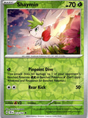 Pokemon Shaymin 013/162 Temporal Forces Reverse Holo NM