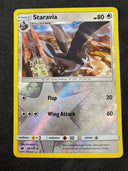 Pokemon Staravia 82/111 Crimson Invasion Reverse Holo NM