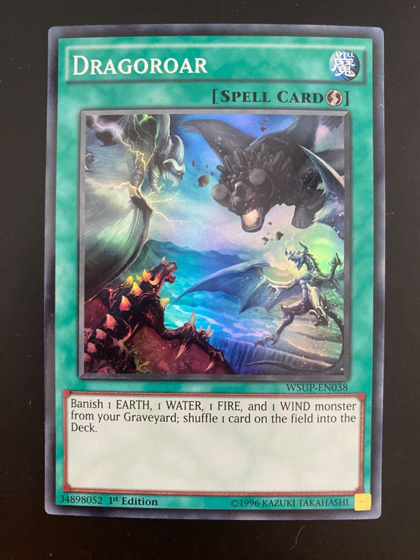 Yugioh Dragoroar WSUP-EN038 1st Edition NM