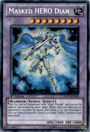 Yugioh Masked HERO Dian PRC1-EN019 Secret Rare 1st Edition LP