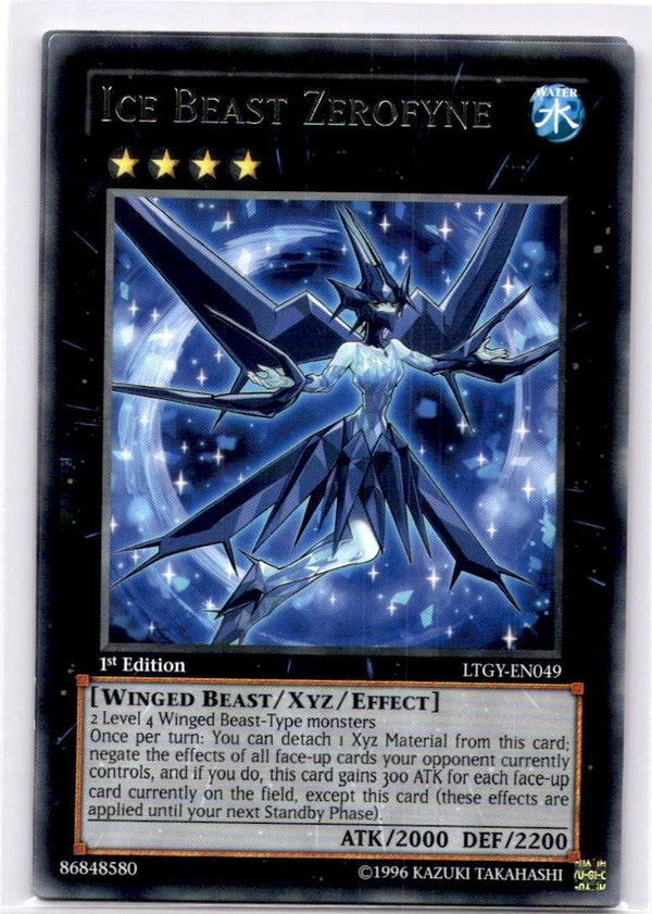 Yugioh Ice Beast Zerofyne LTGY-EN049 Rare 1st Edition NM