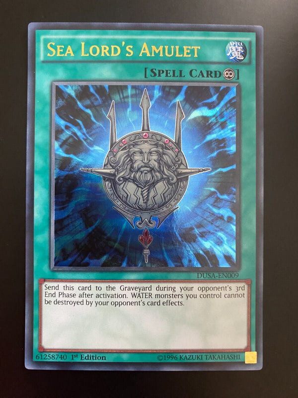 Yugioh Sea Lord's Amulet DUSA-EN009 Ultra Rare 1st Edition NM