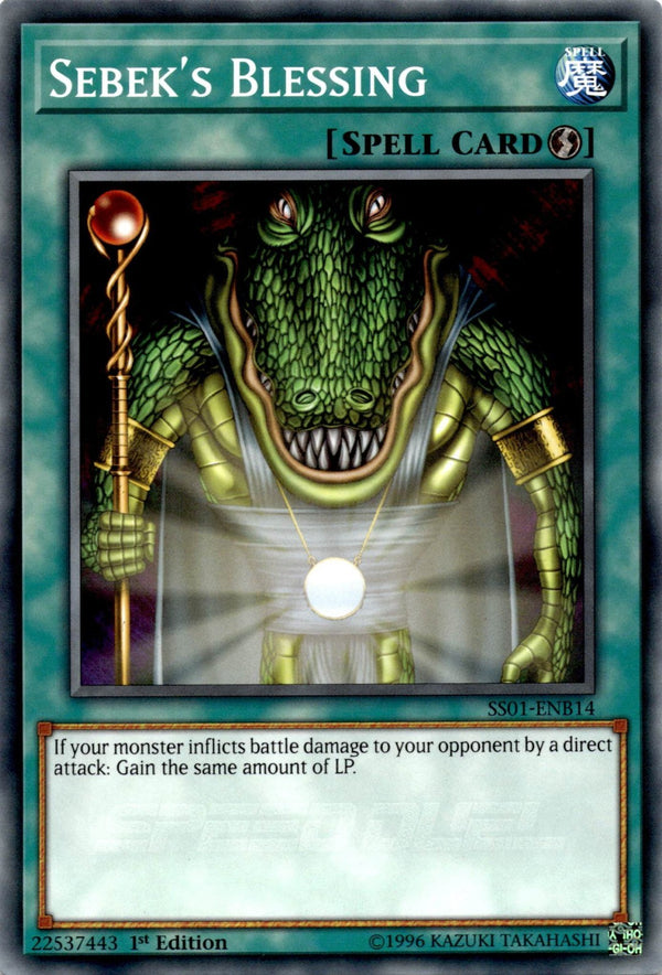 Yugioh Sebek's Blessing SS01-ENB14 Speed Duel Common 1st Edition NM