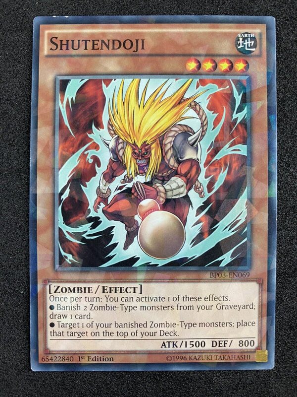 Yugioh Shutendoji BP03-EN069 Shatterfoil 1st Edition LP