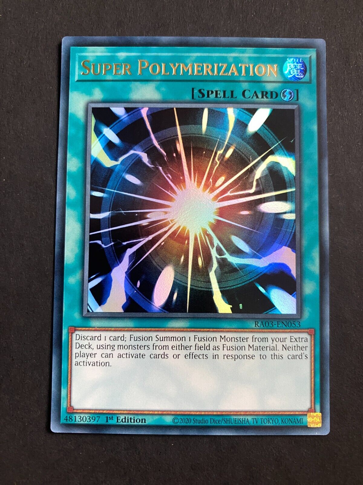 Yugioh Super Polymerization RA03-EN053 Ultra Rare 1st Edition NM