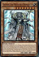 Yugioh Ehther the Heavenly Monarch SR01-EN000 Ultra Rare 1st Edition VLP/NM