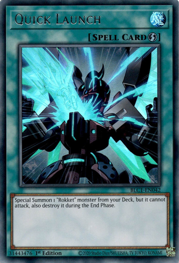 Yugioh Quick Launch BLC1-EN042 Ultra Rare 1st Edition NM
